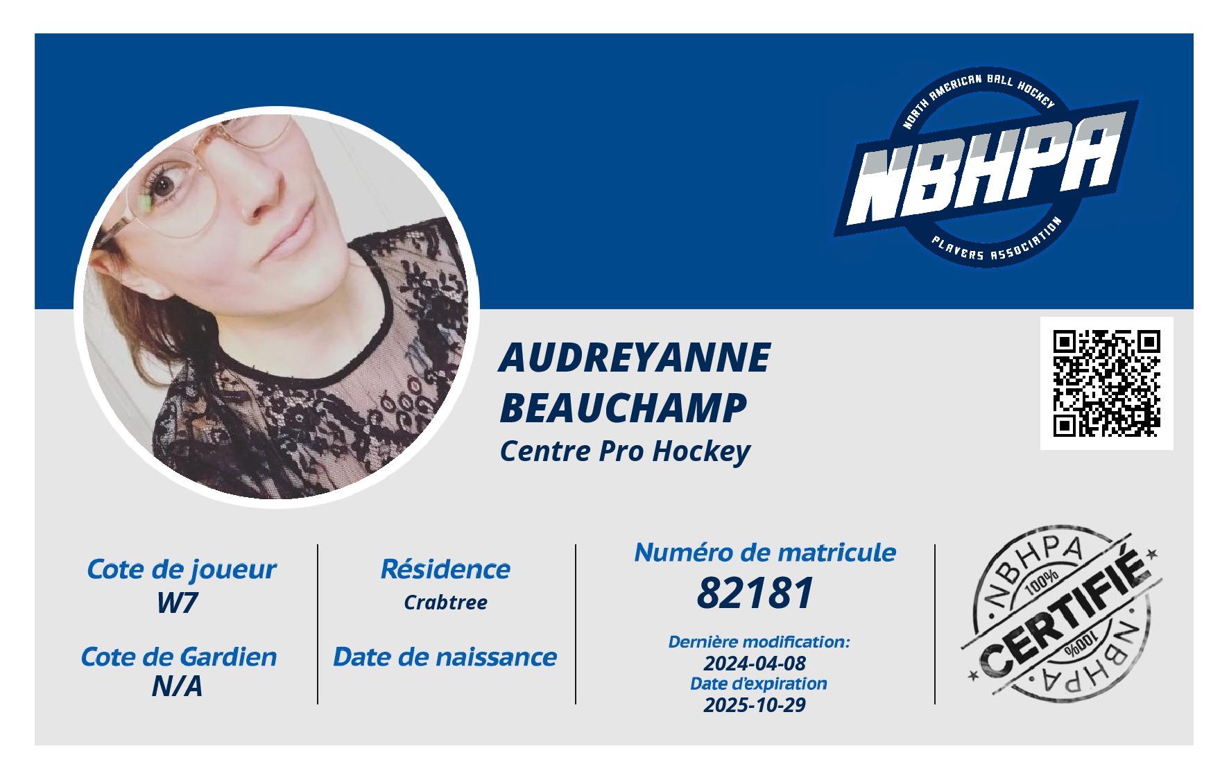 Audreyanne Beauchamp