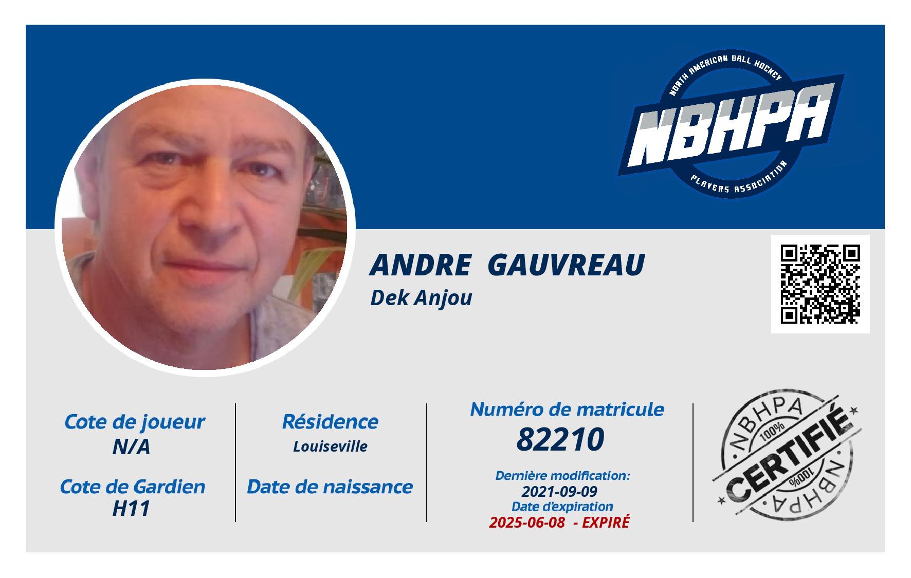 Andre  Gauvreau