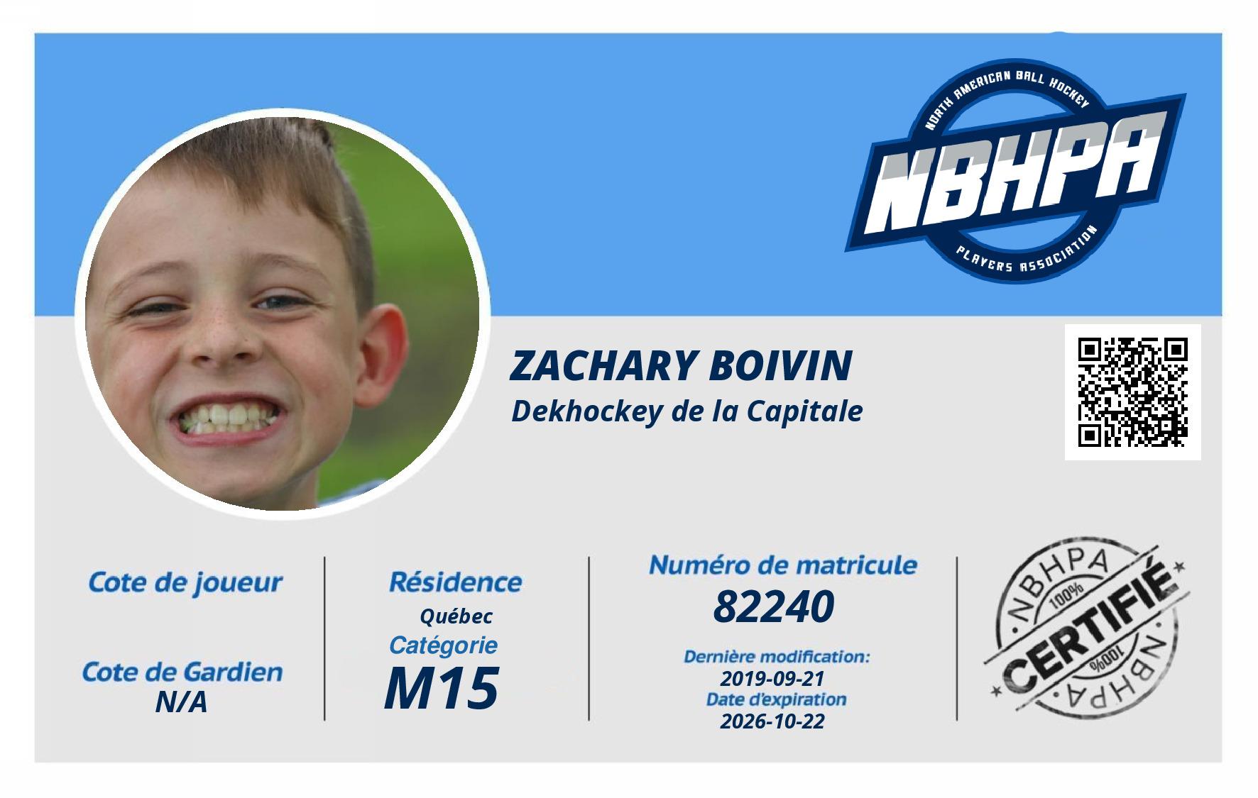 Zachary Boivin