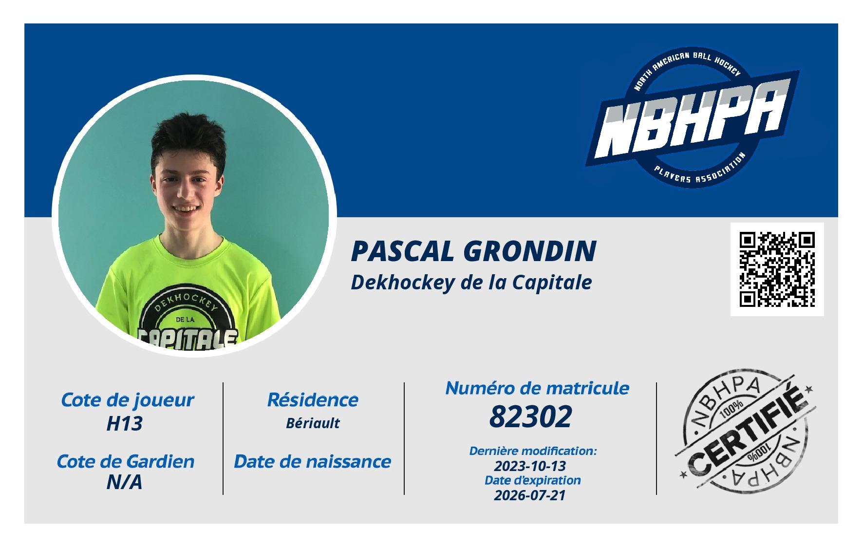 Pascal Grondin