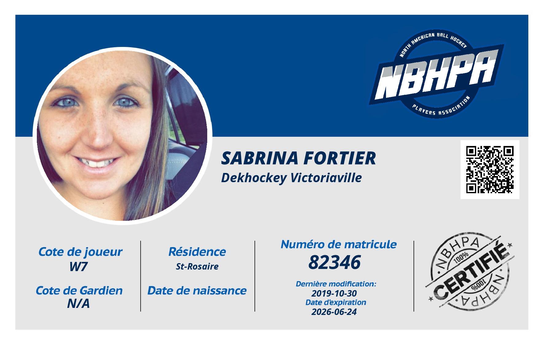 Sabrina Fortier