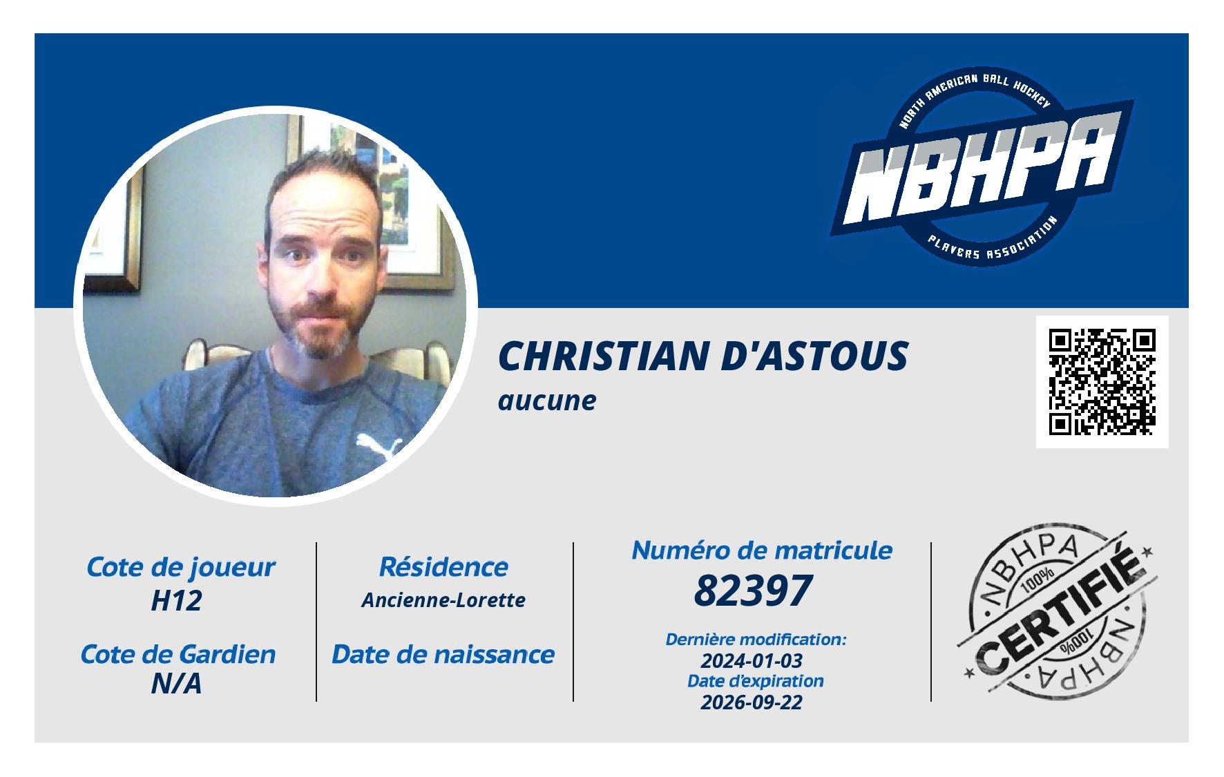 Christian D'Astous