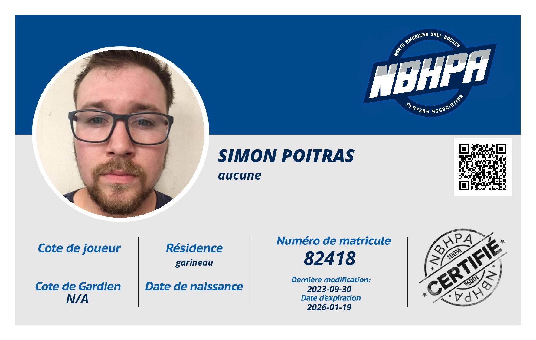simon poitras