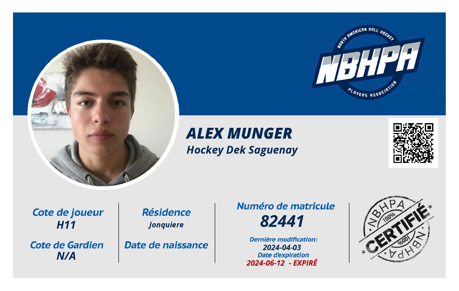 Alex Munger