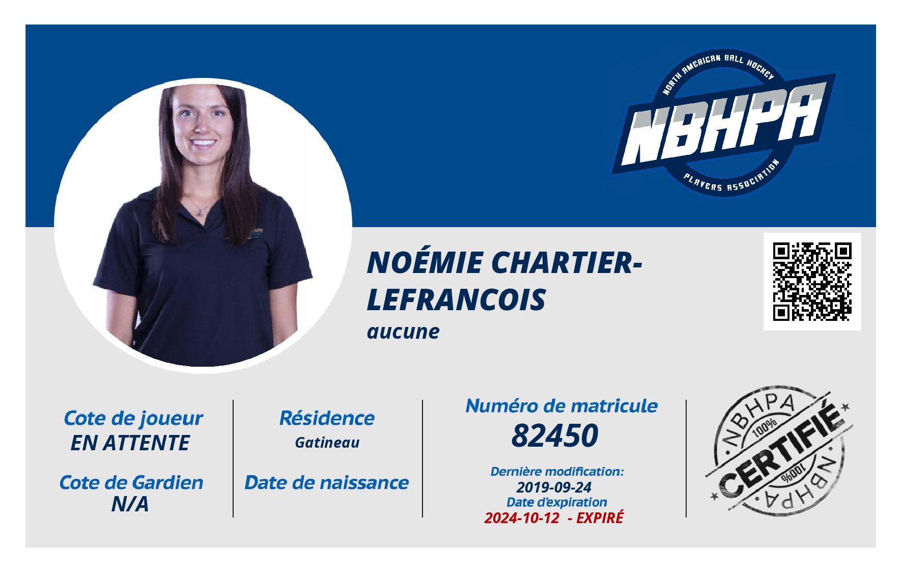Noémie Chartier-Lefrancois