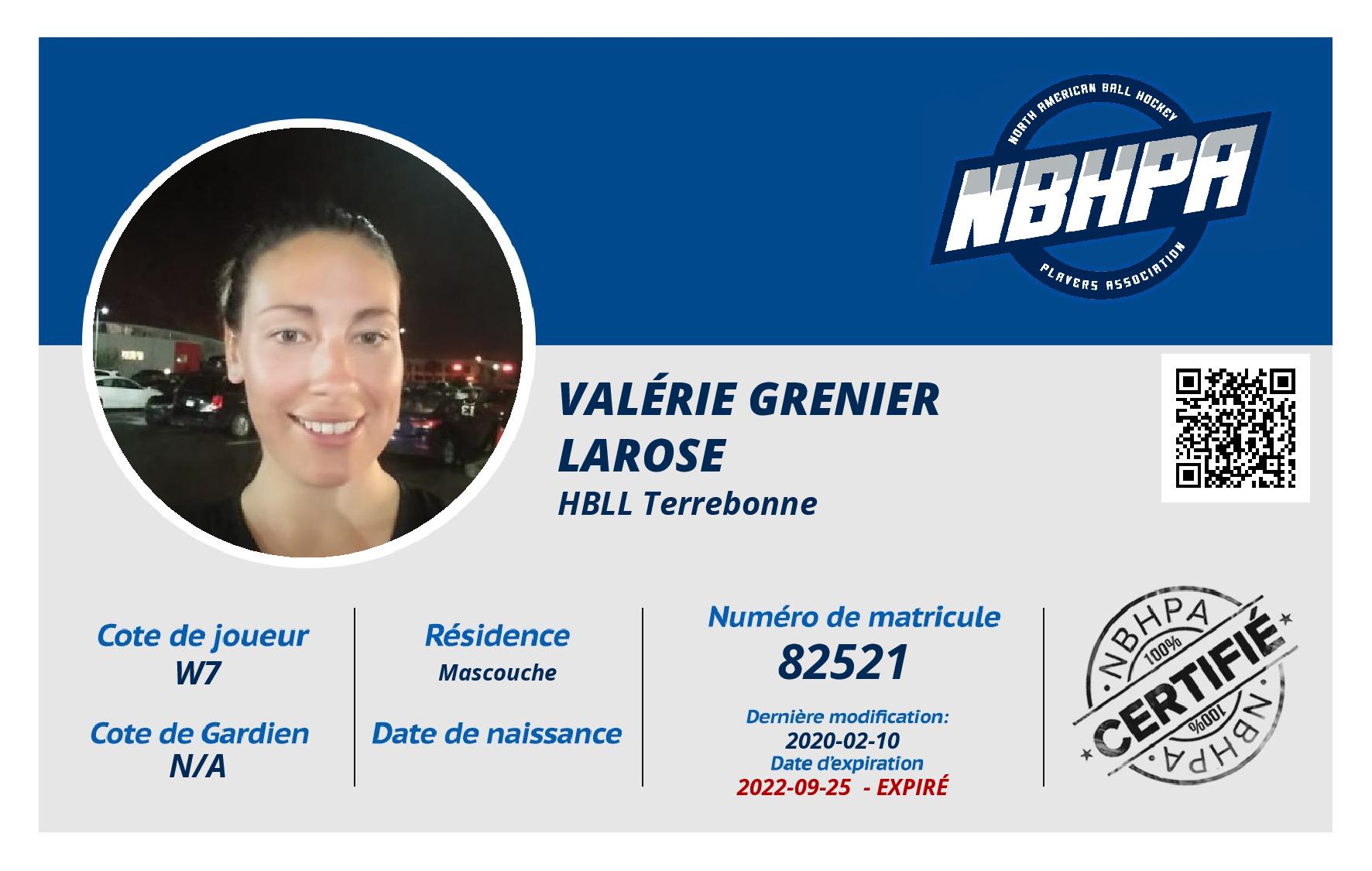 Valérie Grenier Larose
