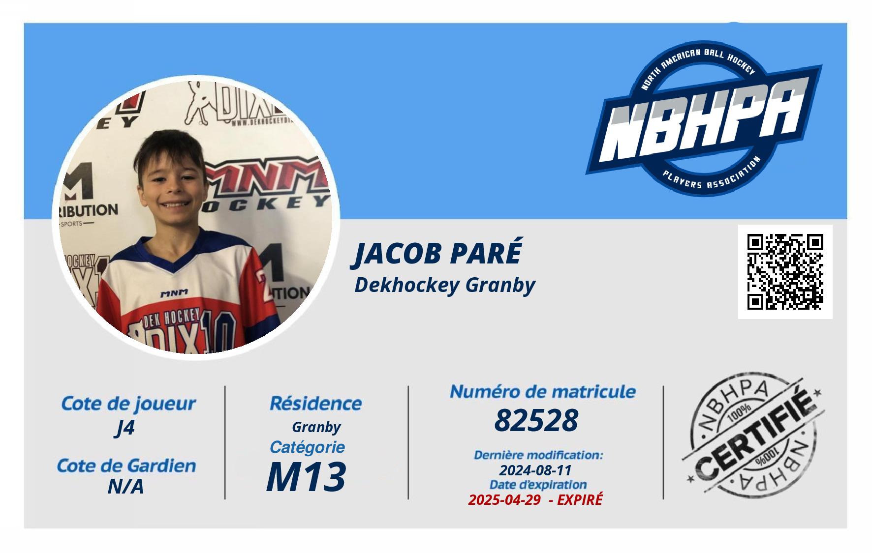 Jacob Paré