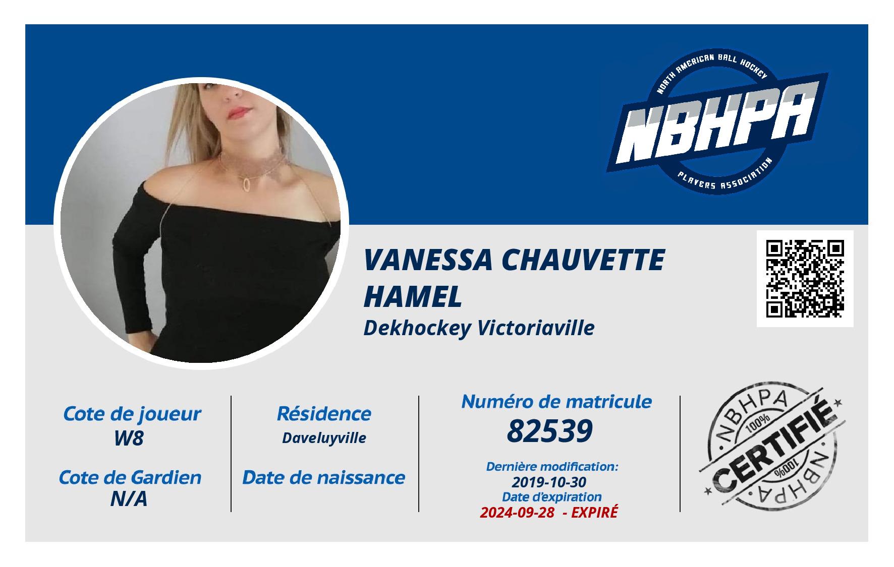Vanessa Chauvette Hamel