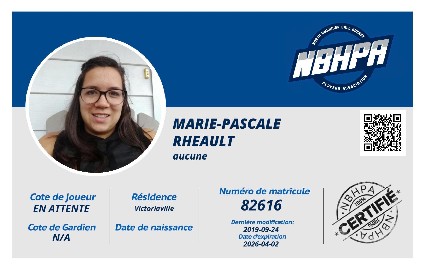 Marie-Pascale Rheault