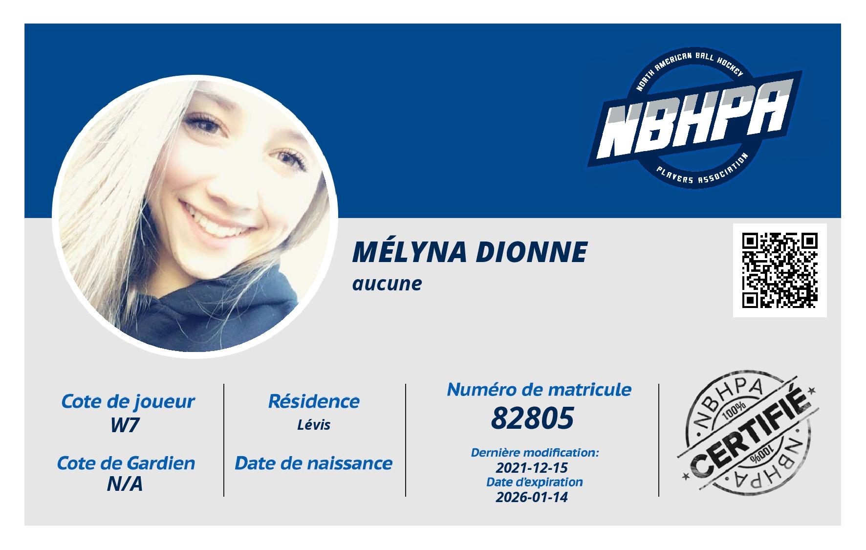 Mélyna Dionne
