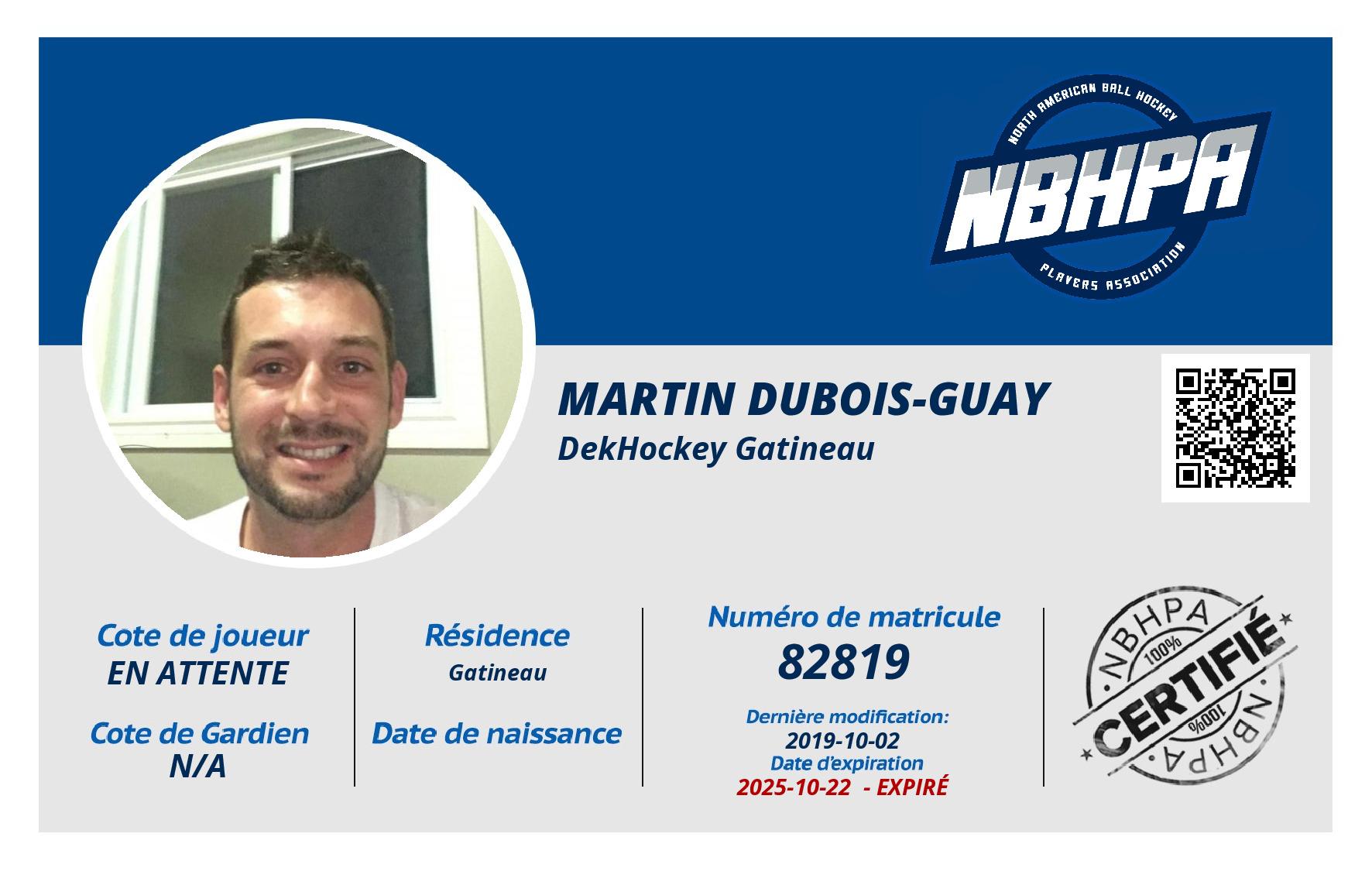 Martin Dubois-Guay