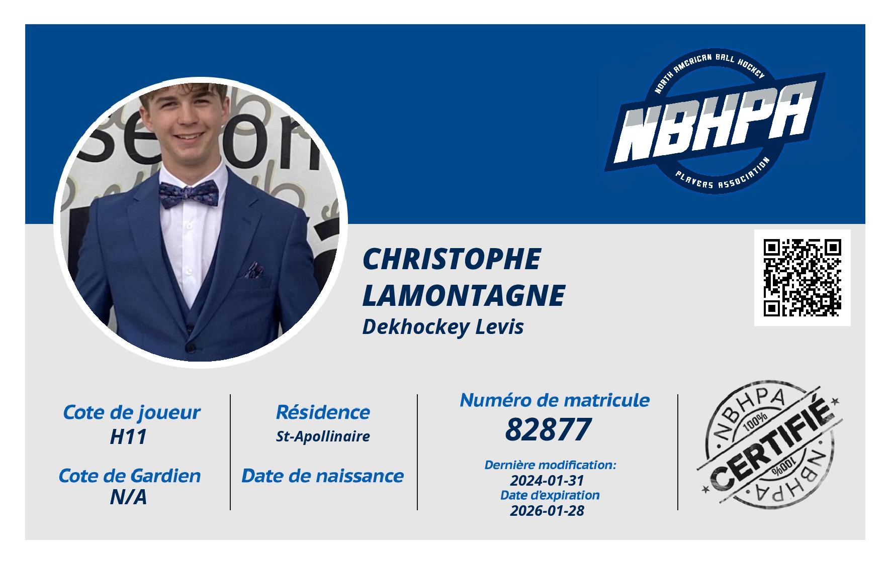 Christophe  Lamontagne 