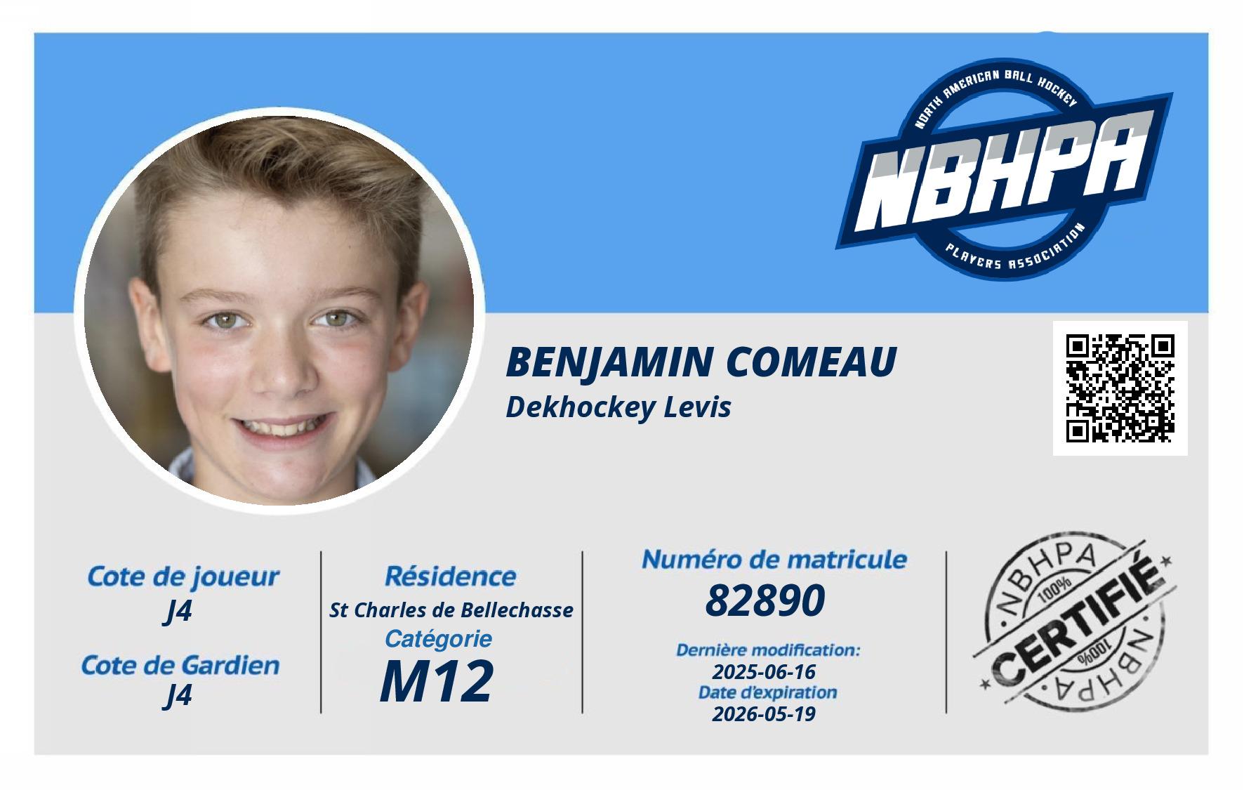 Benjamin Comeau