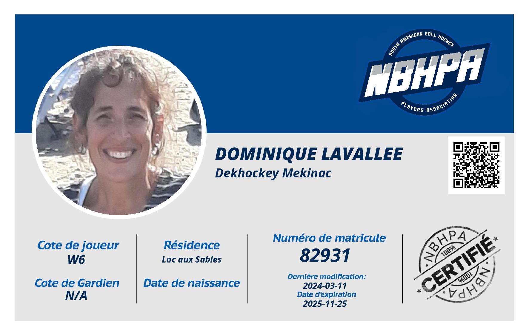 Dominique Lavallee
