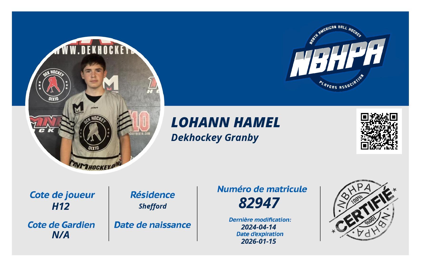 Lohann Hamel
