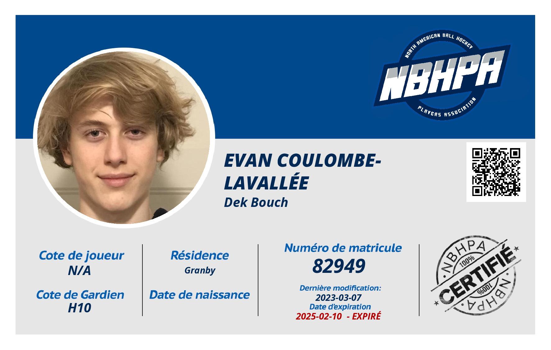 Evan Coulombe-Lavallée