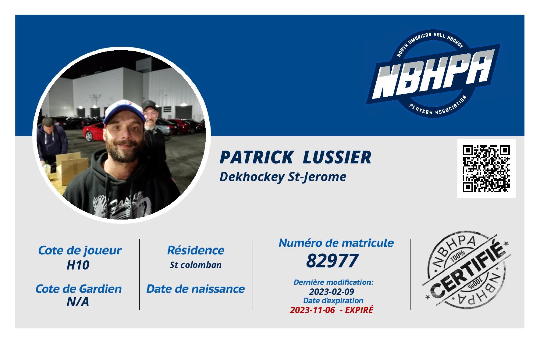 Patrick  Lussier
