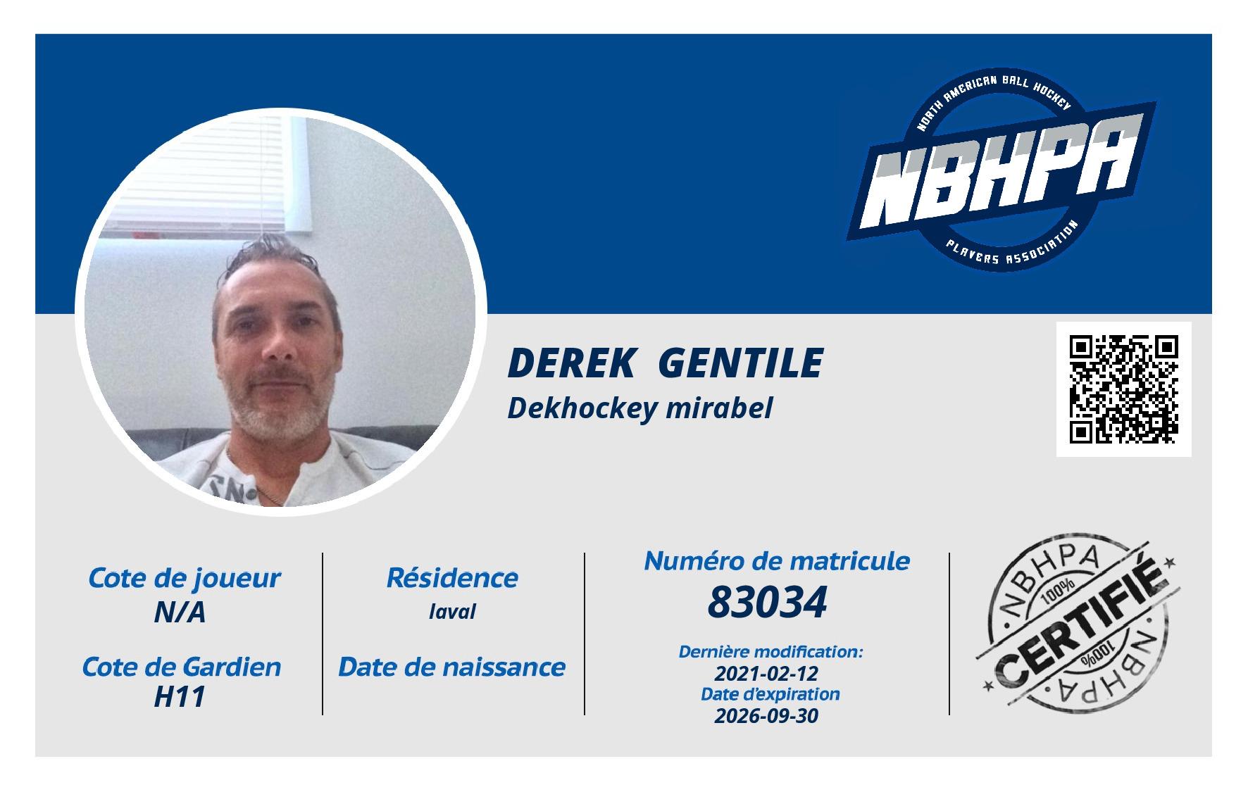 Derek  Gentile 