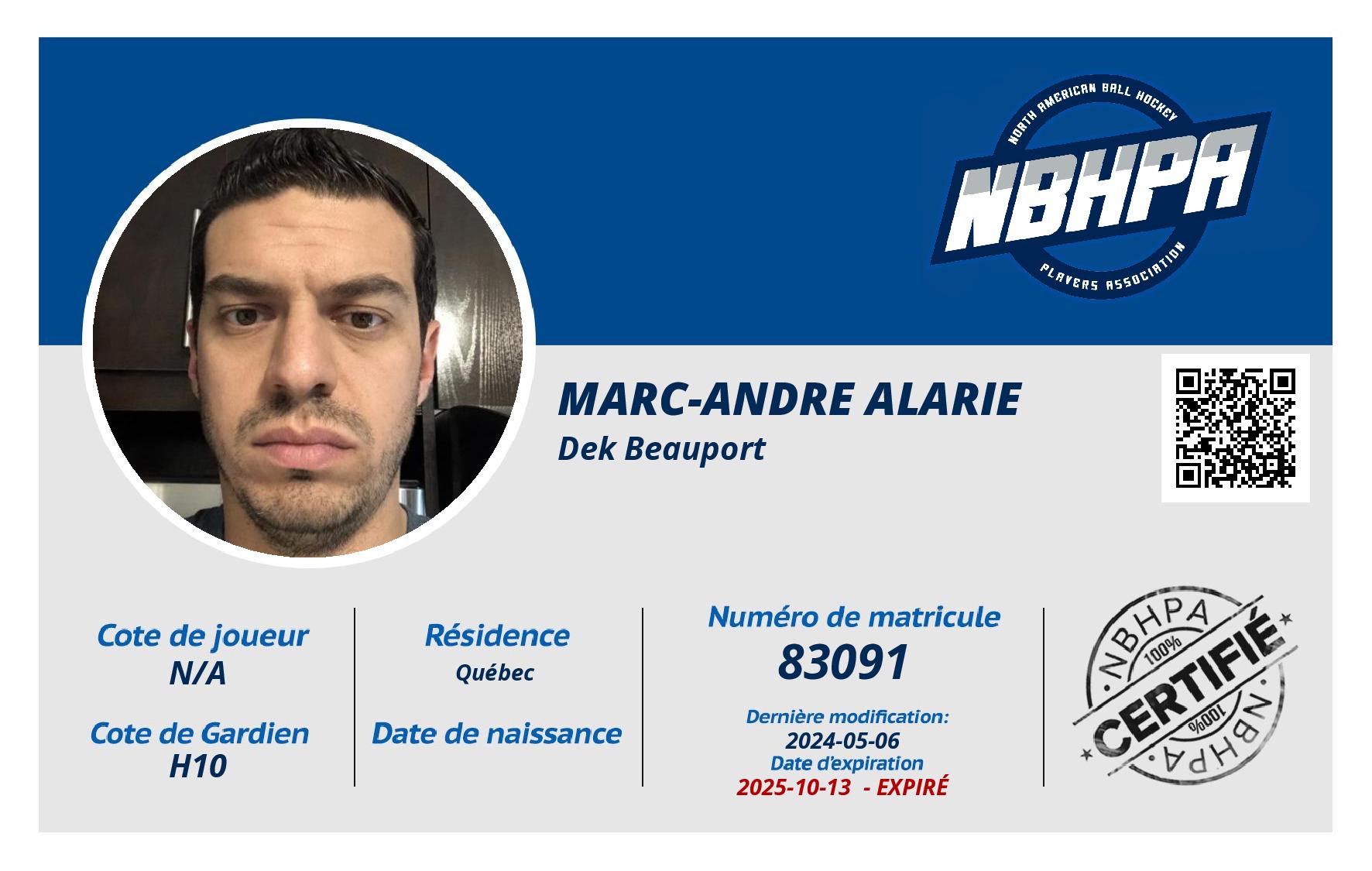 Marc-Andre Alarie