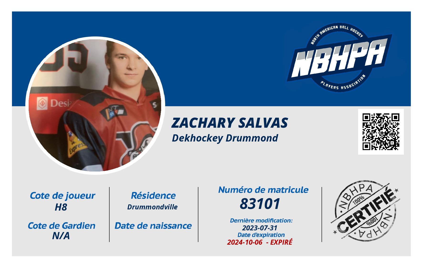 Zachary Salvas