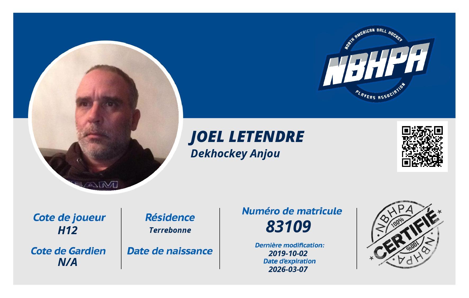 Joel Letendre