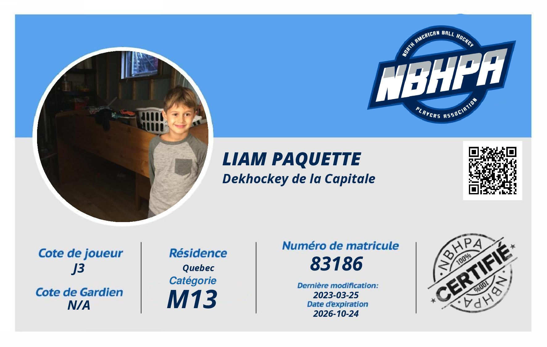 Liam Paquette