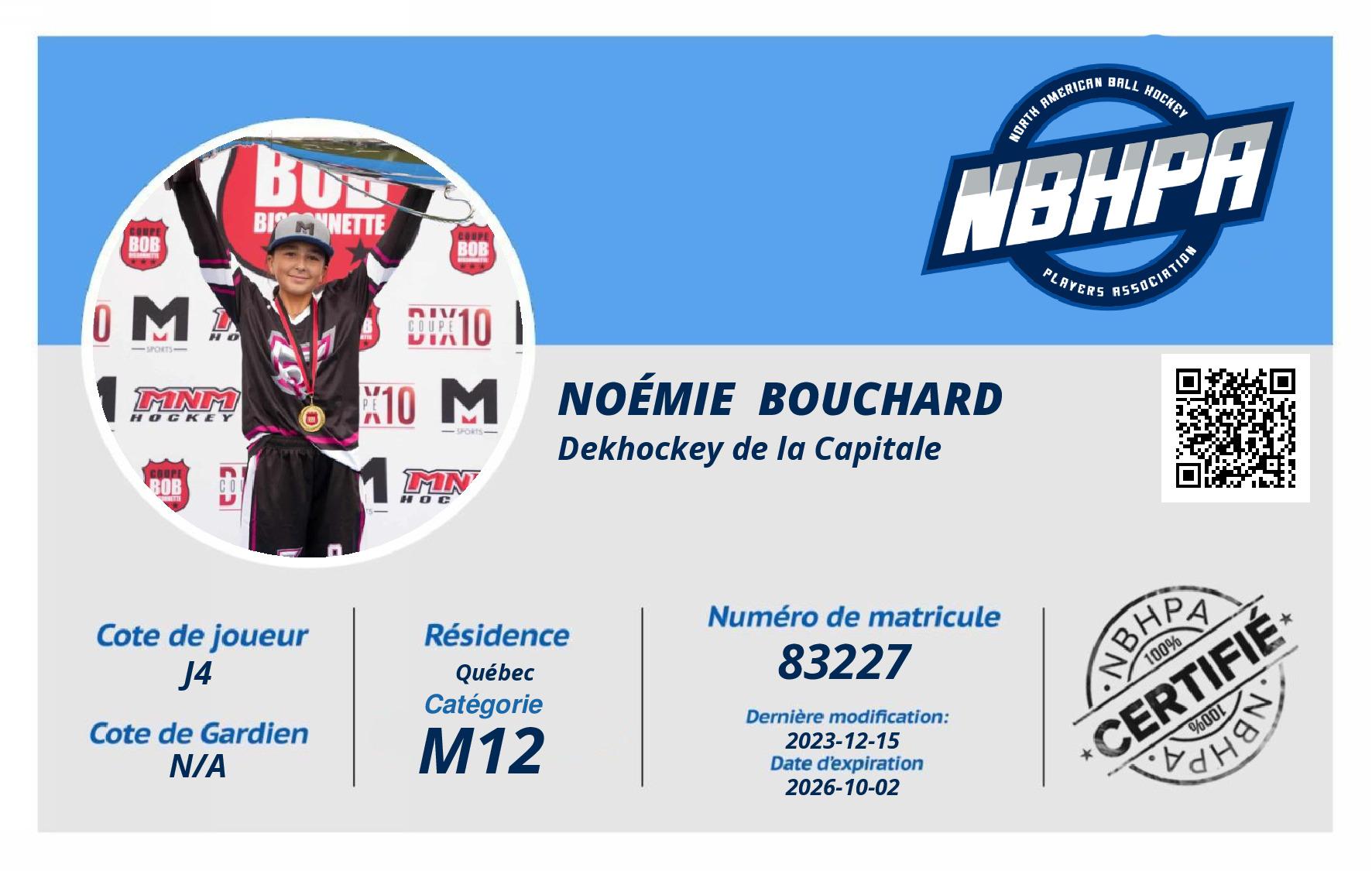 Noémie  Bouchard 