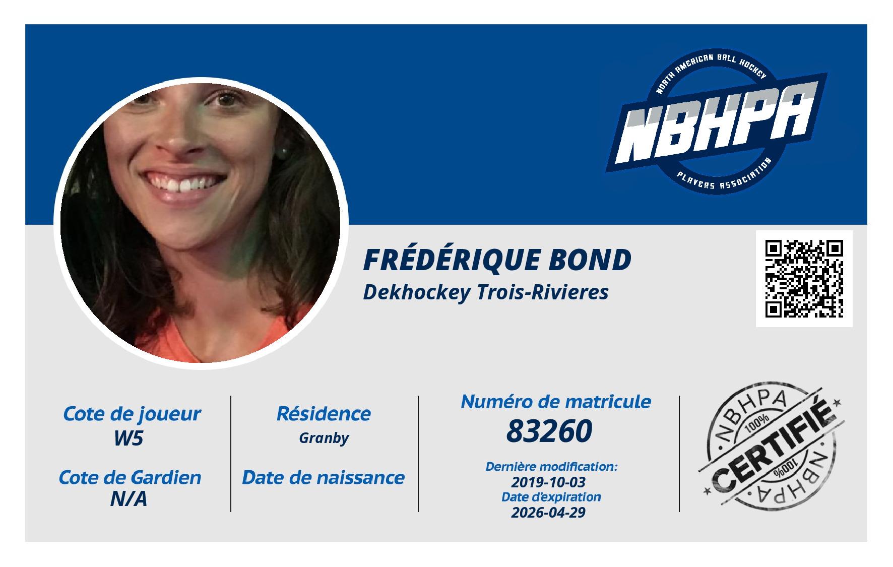Frédérique Bond