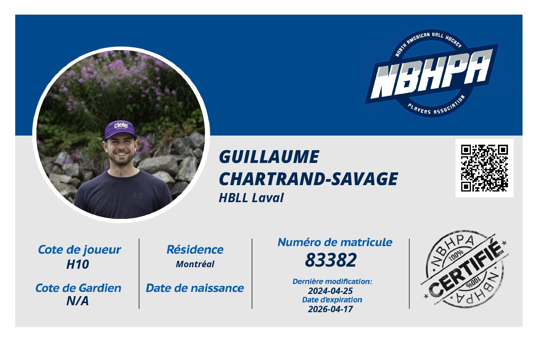 Guillaume Chartrand-Savage