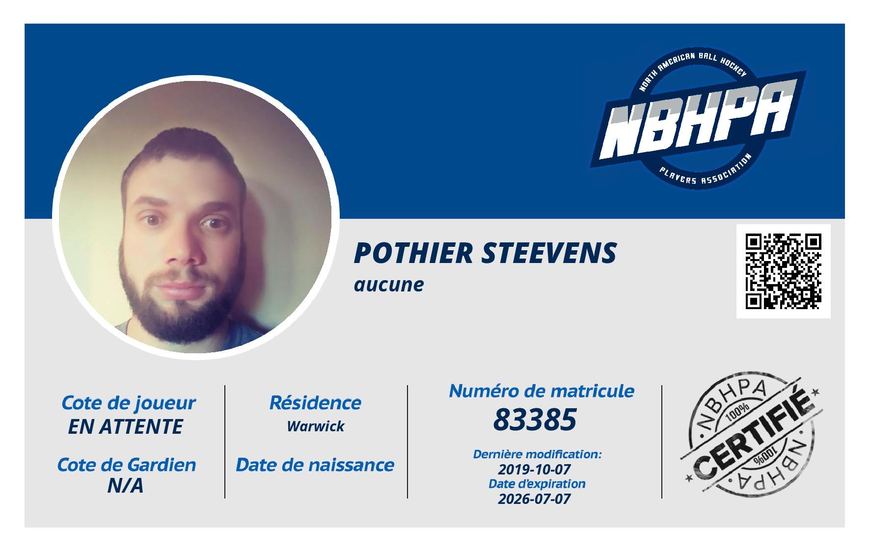 Pothier Steevens