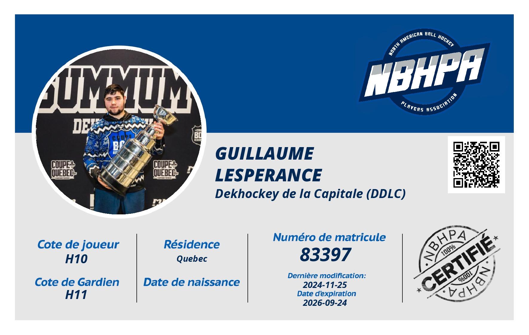 Guillaume Lesperance