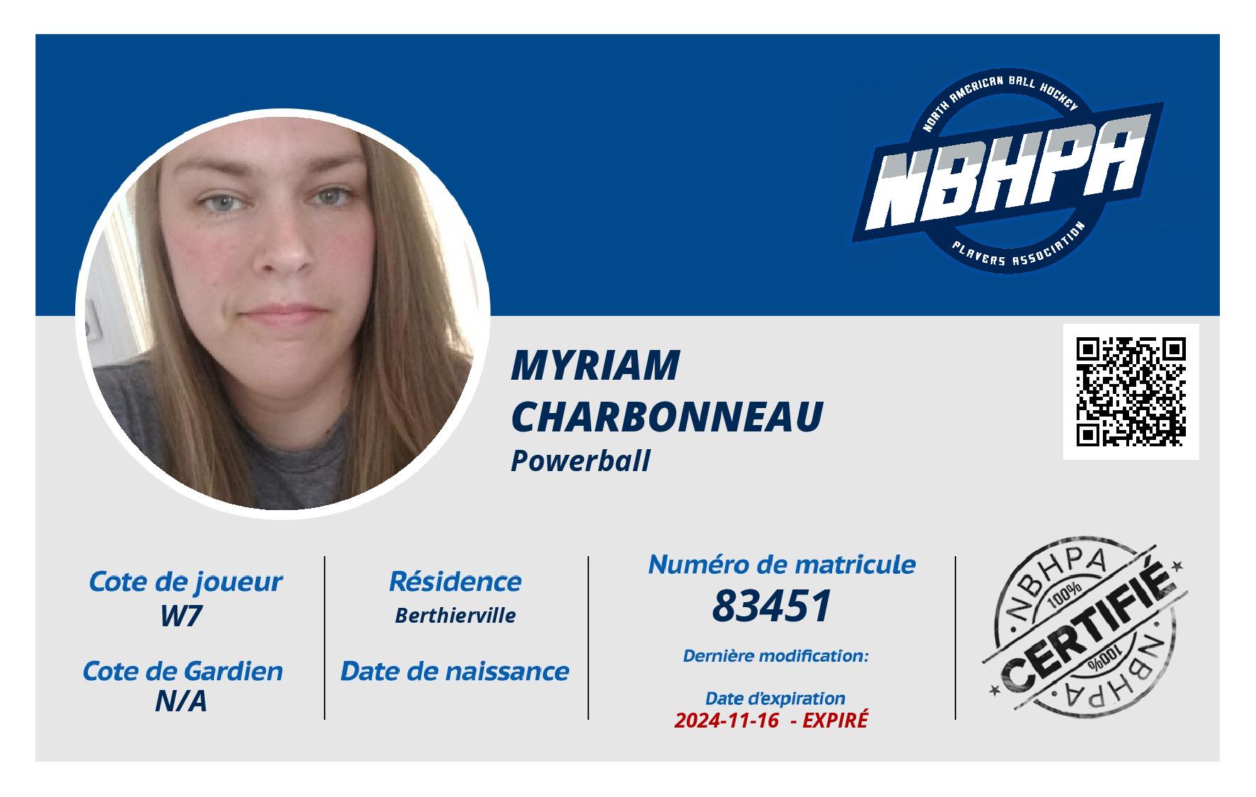 Myriam Charbonneau