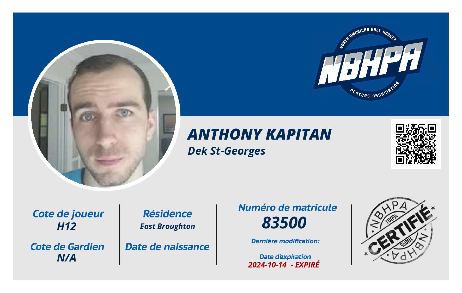 Anthony Kapitan