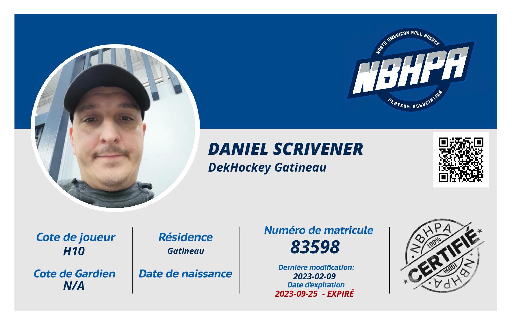 Daniel Scrivener