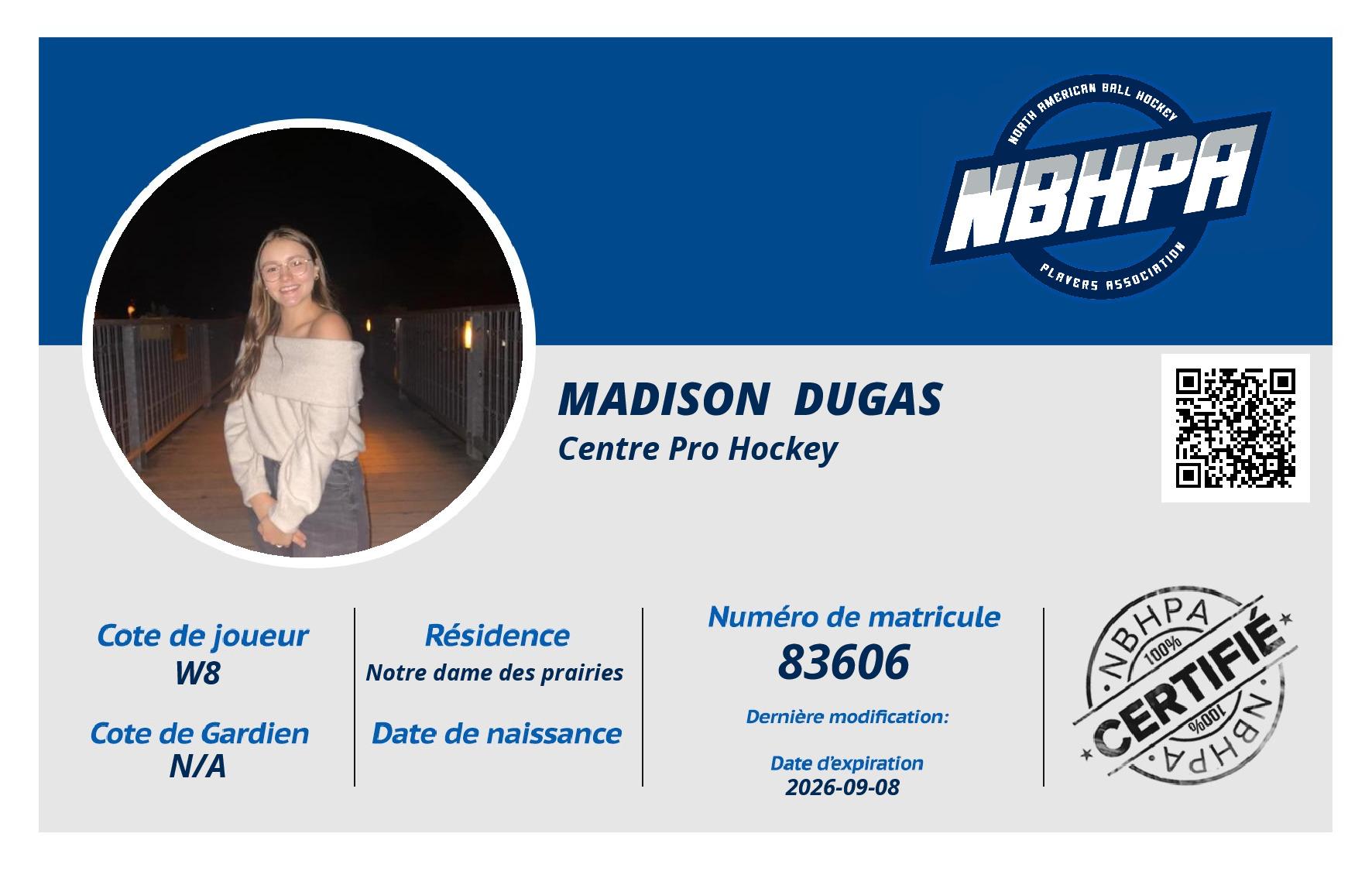 Madison  Dugas