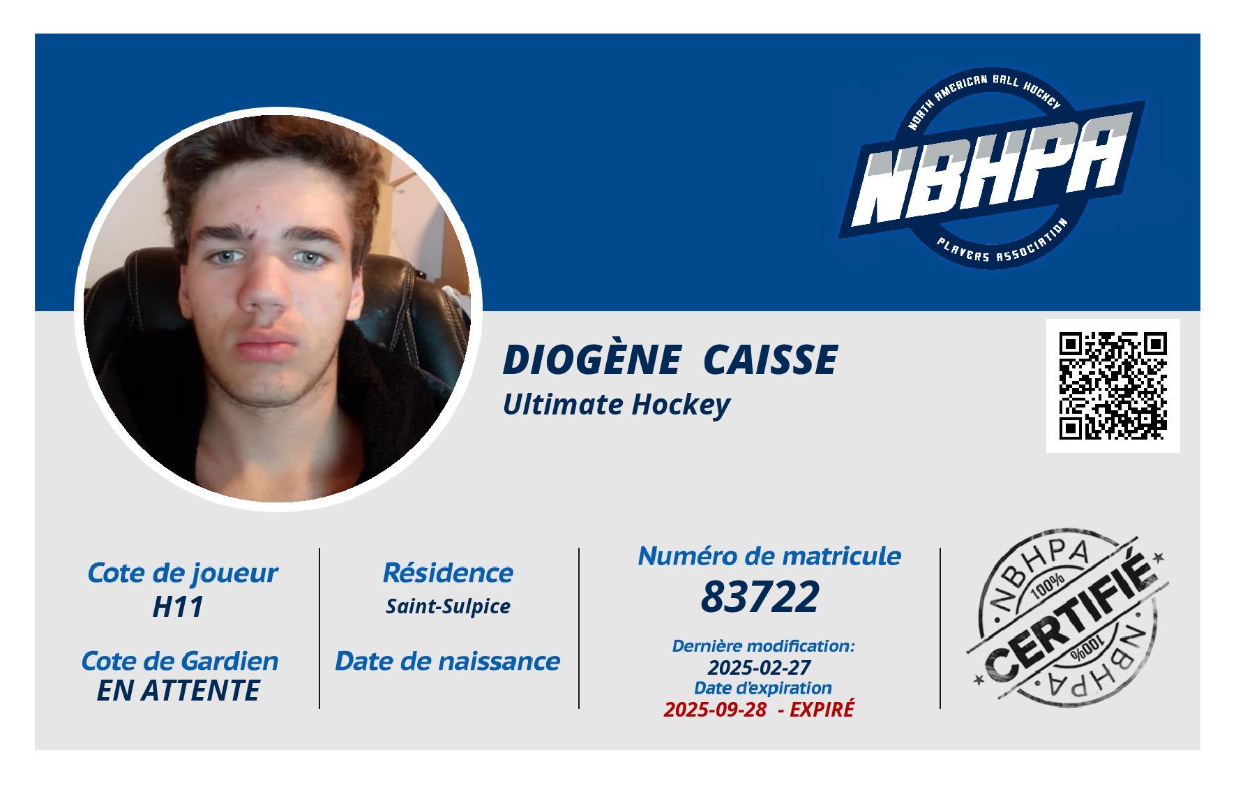Diogène  Caisse