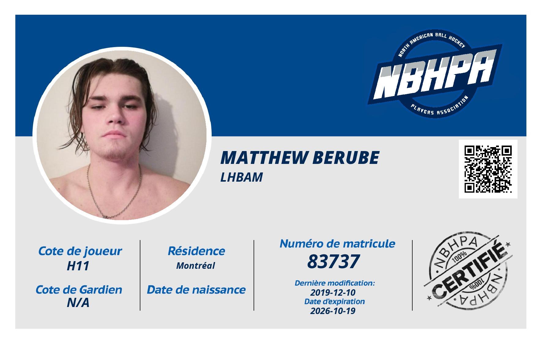 matthew Berube