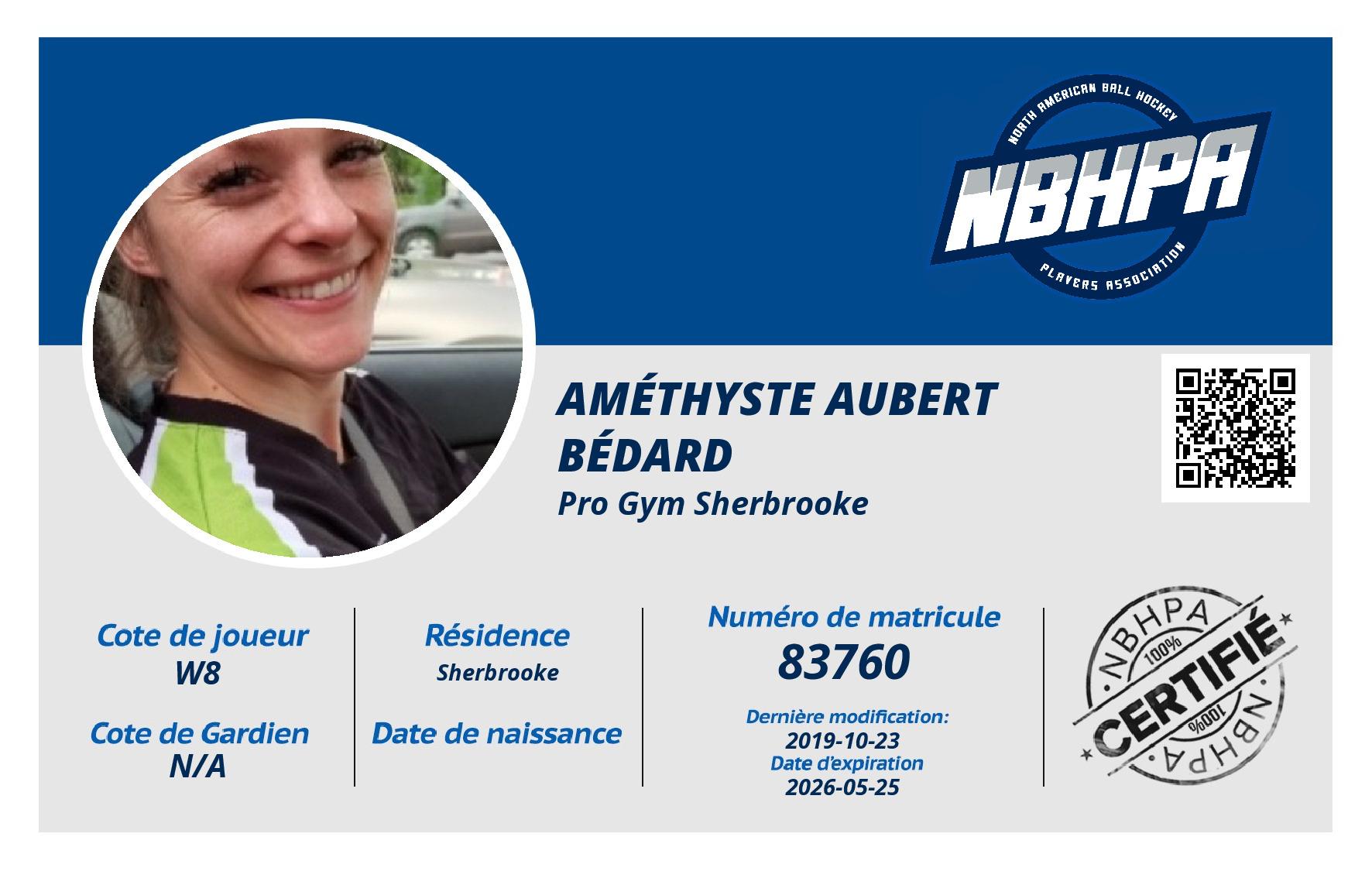 Améthyste Aubert Bédard