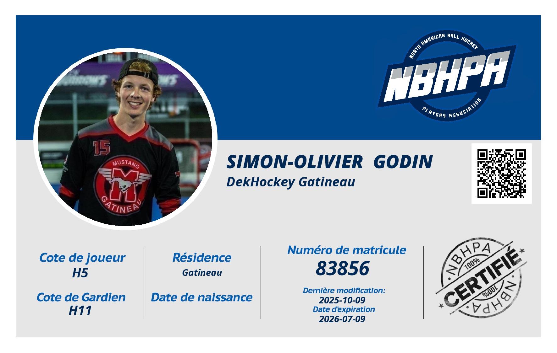 Simon-Olivier  Godin