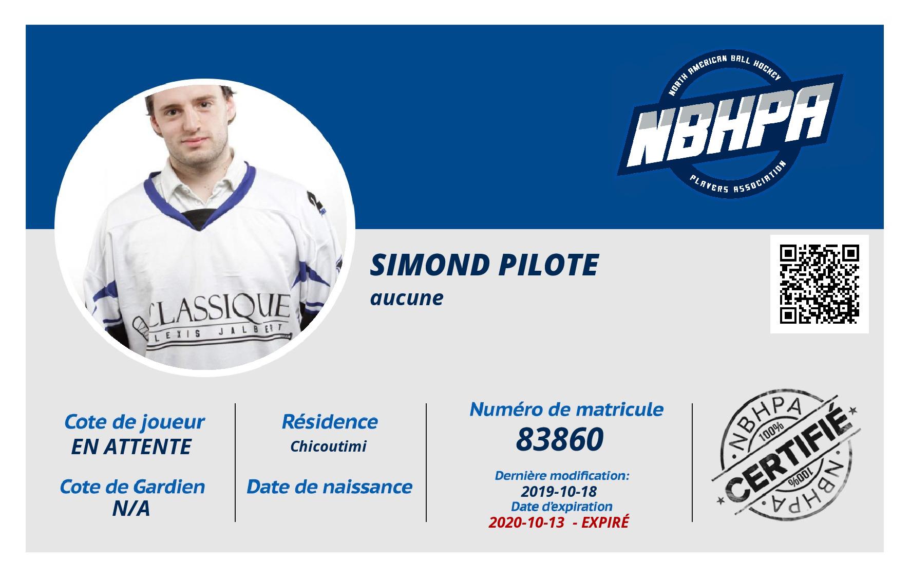 Simond Pilote