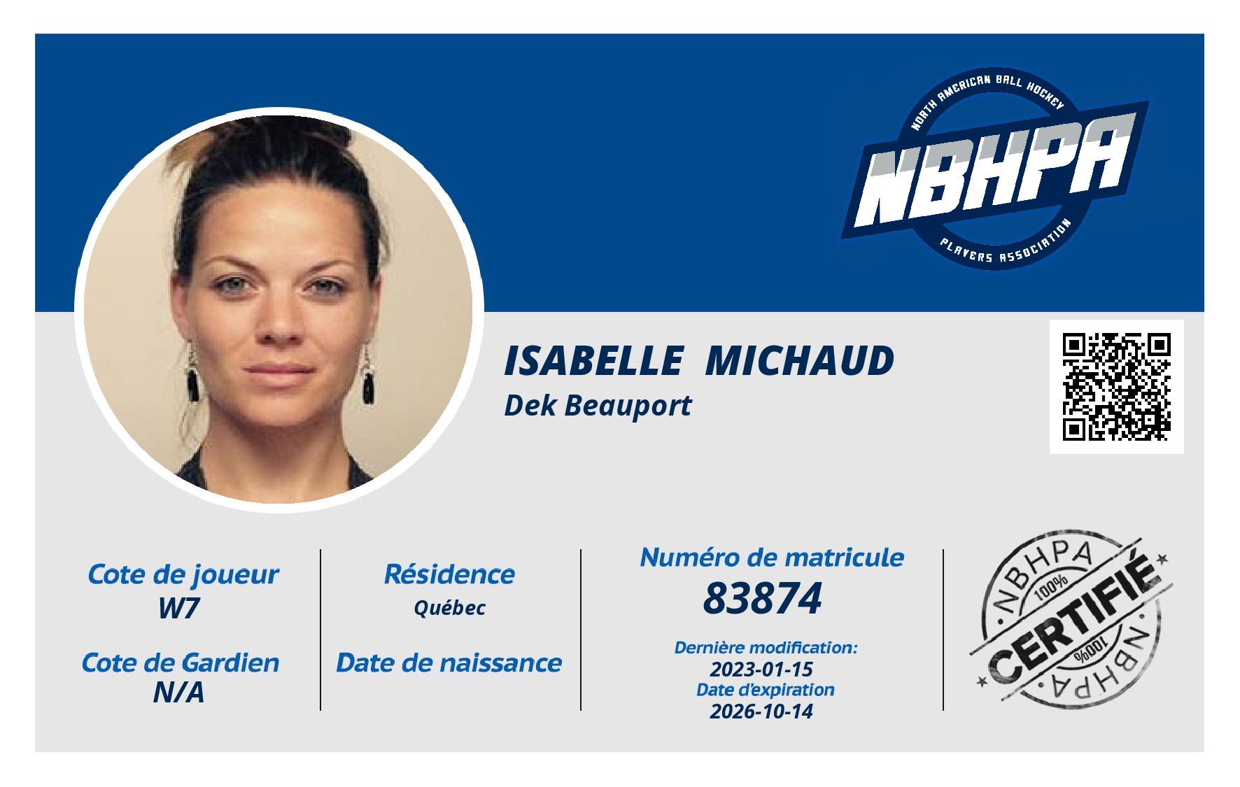 Isabelle  Michaud