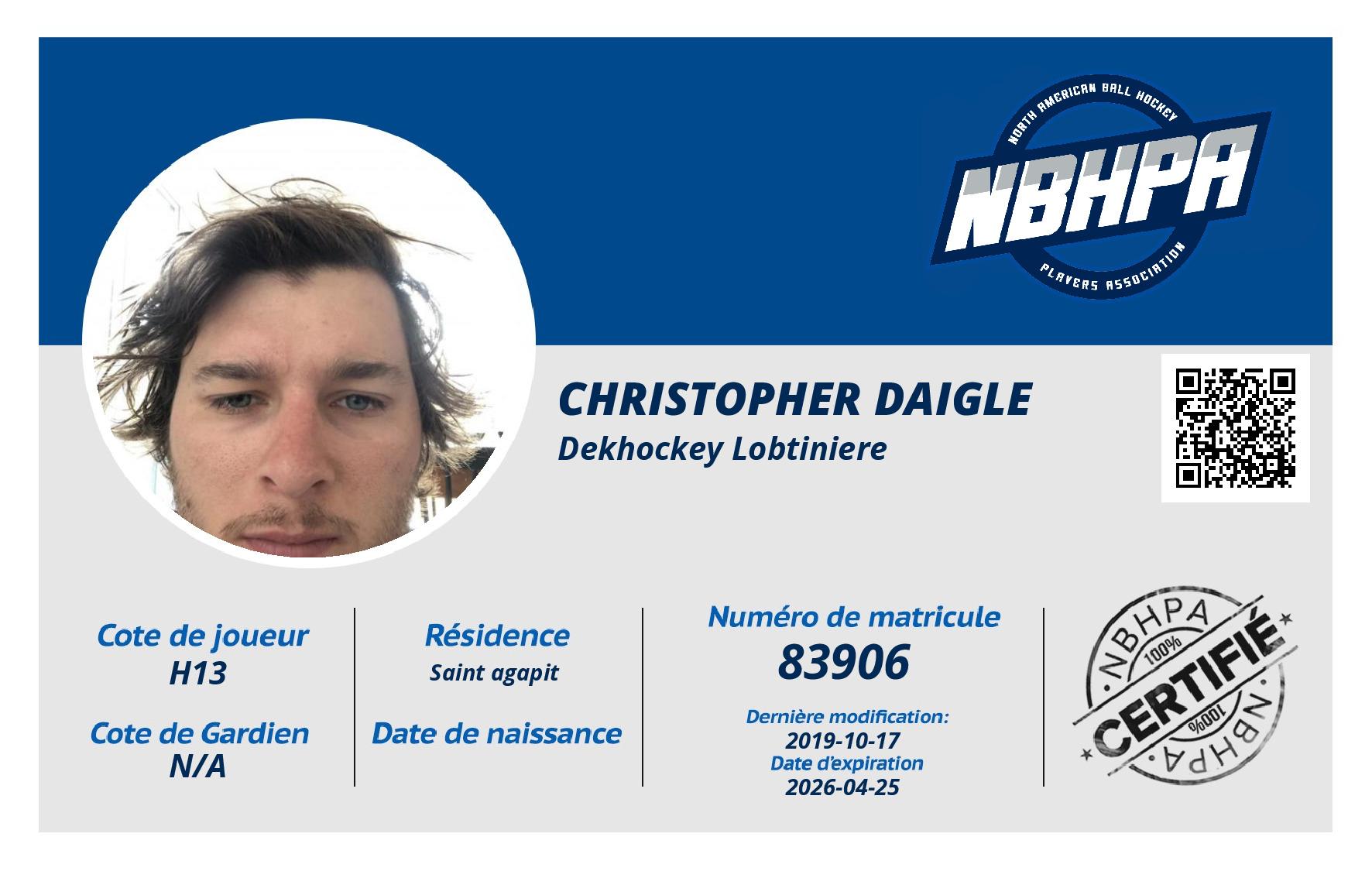 Christopher Daigle