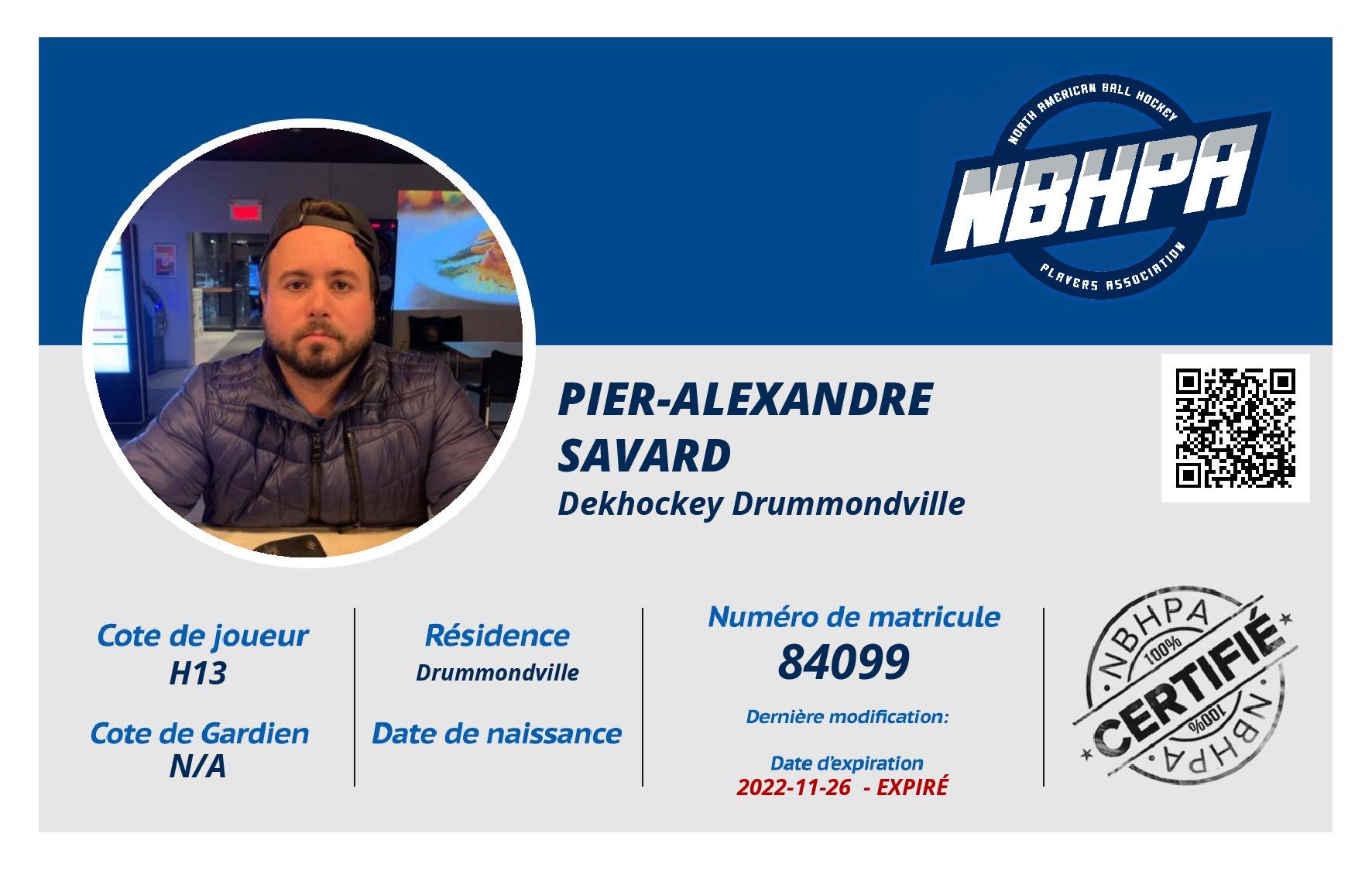 Pier-alexandre Savard