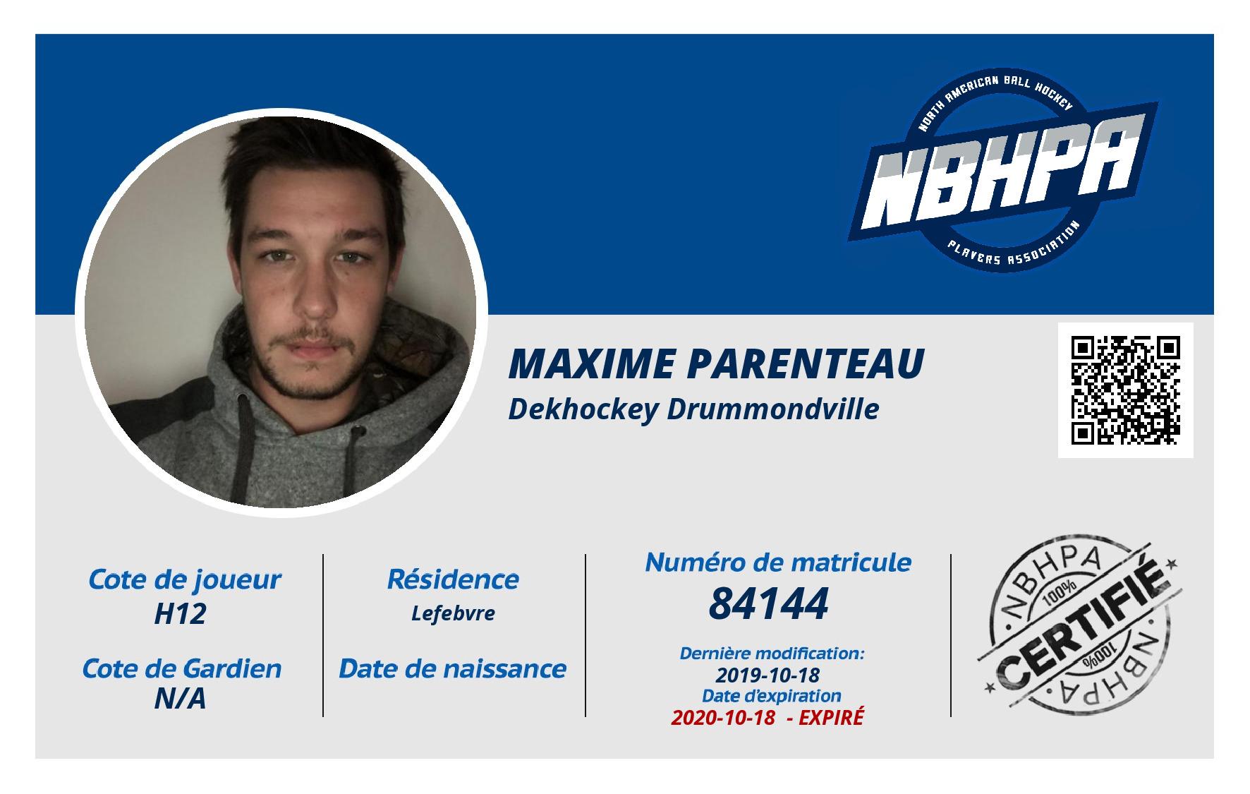 Maxime Parenteau