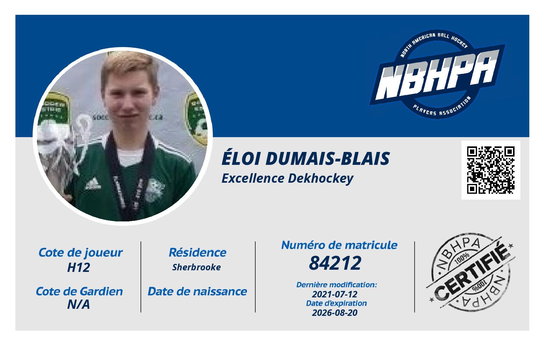 Éloi Dumais-Blais