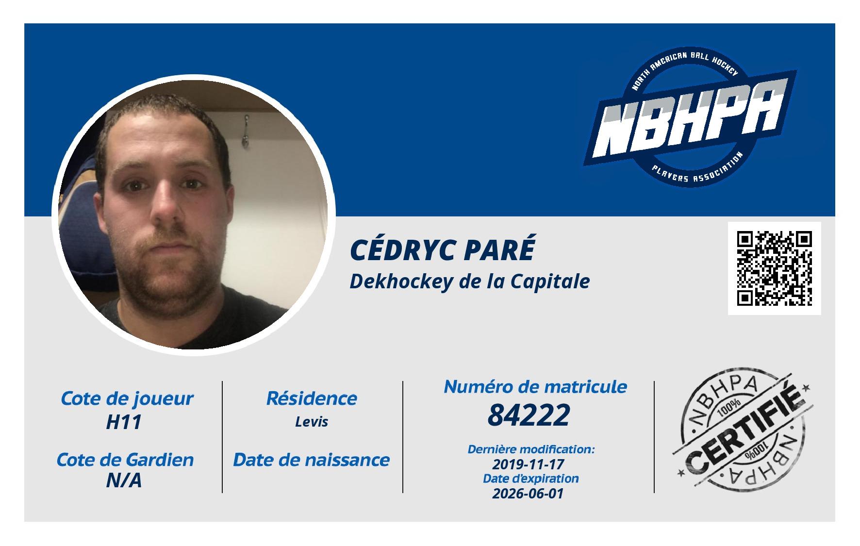 Cédryc Paré