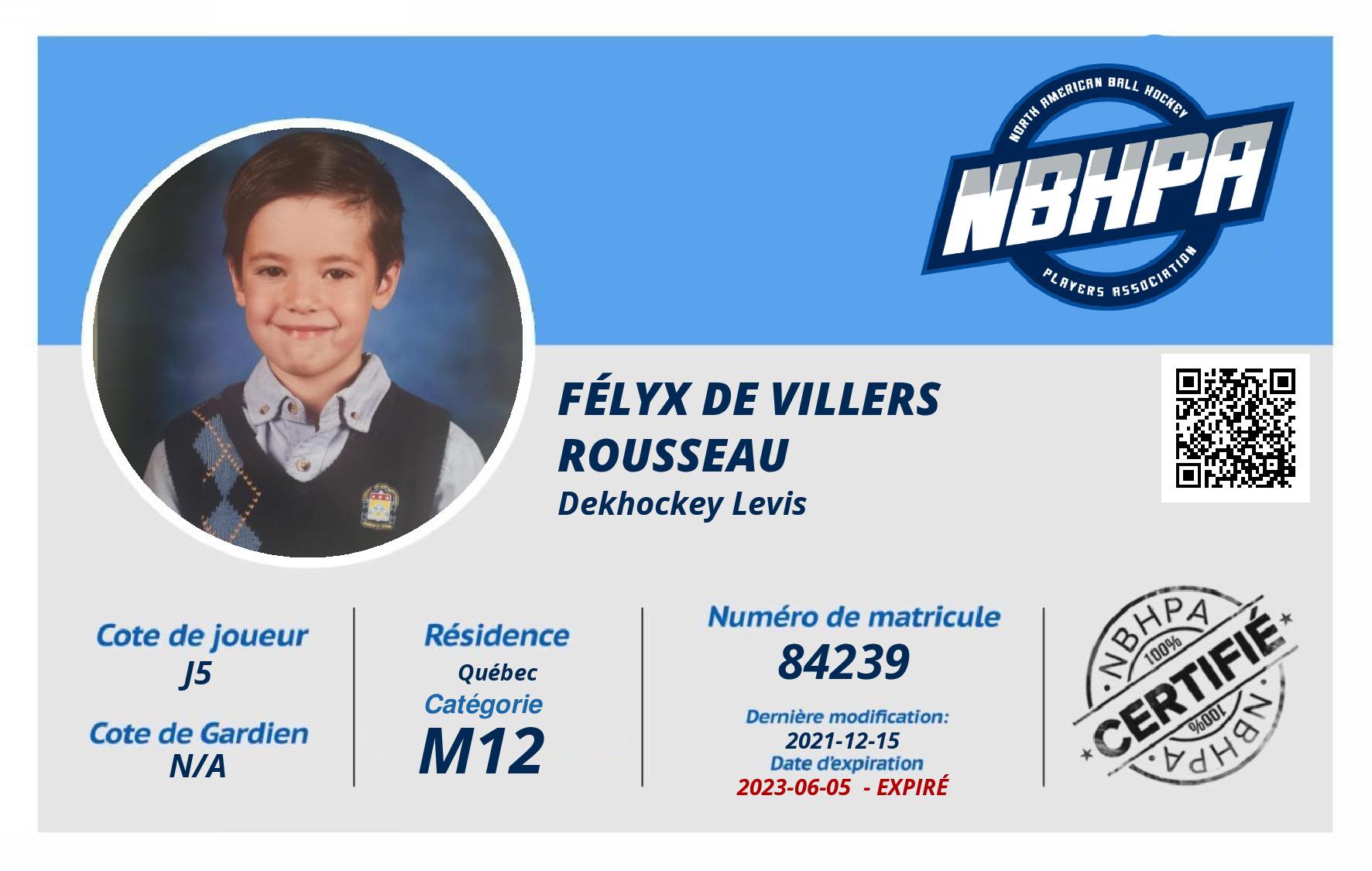 Félyx De Villers Rousseau