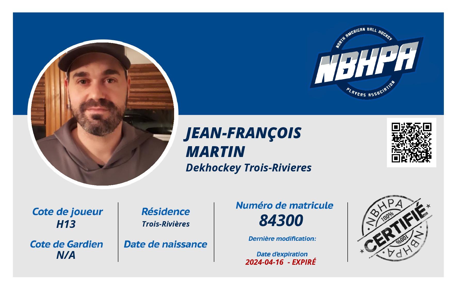 Jean-François  Martin 