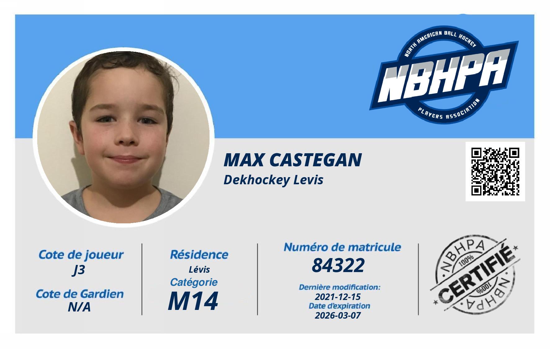 Max Castegan