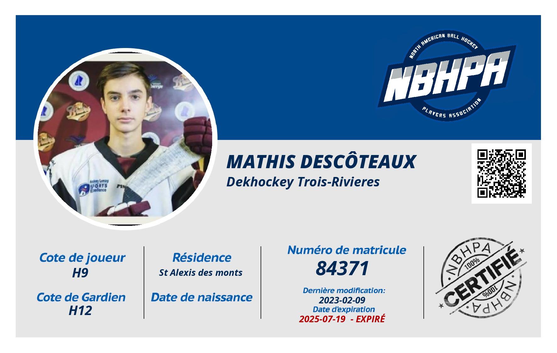 Mathis Descôteaux 